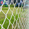 PVC Coated Sports Ground Diamond Wire Mesh Chain Link Fence